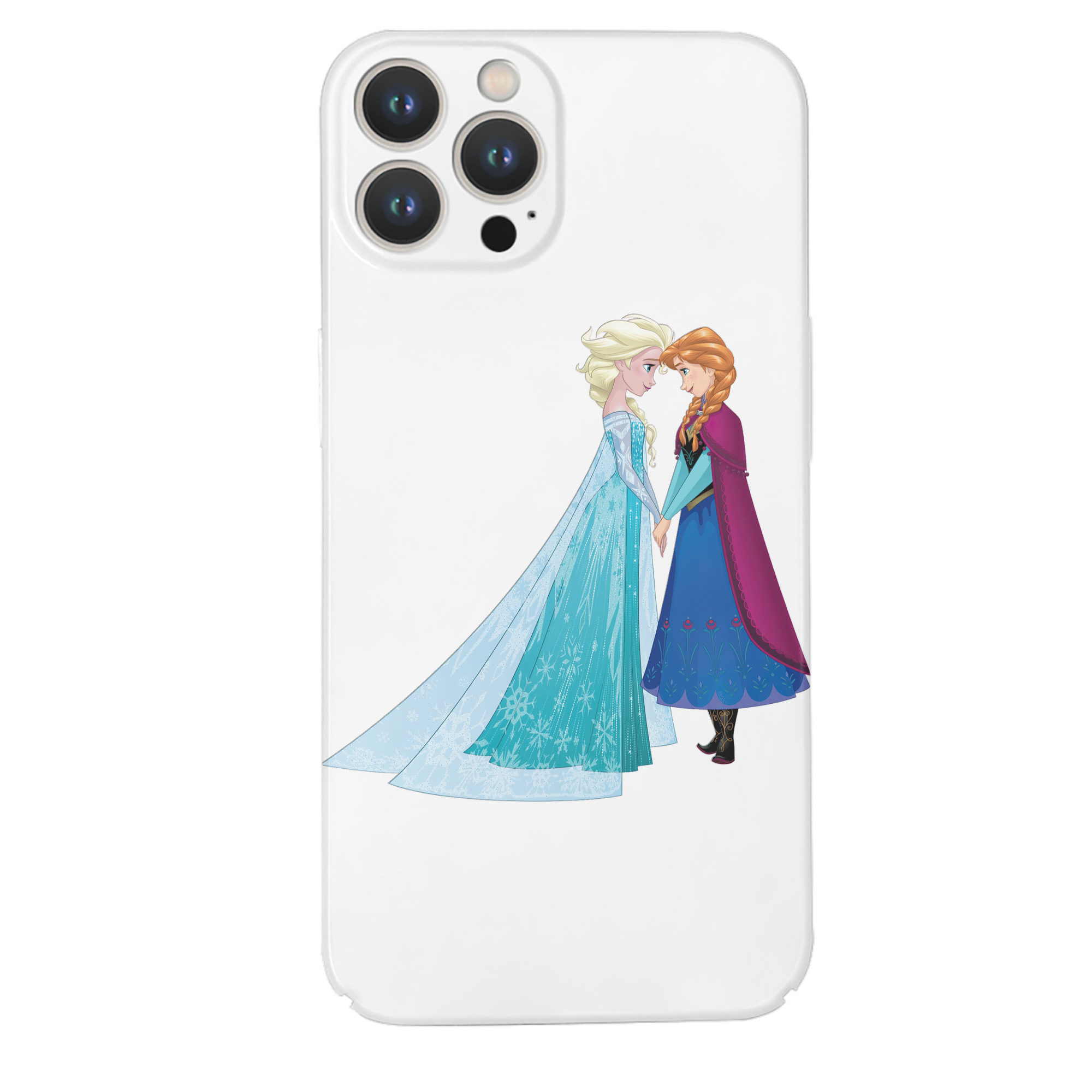 （画像用） アナと雪の女王 アンナ エルサ Frozen Anna Elsa 【iPhone 14シリーズ対応】ハードケース